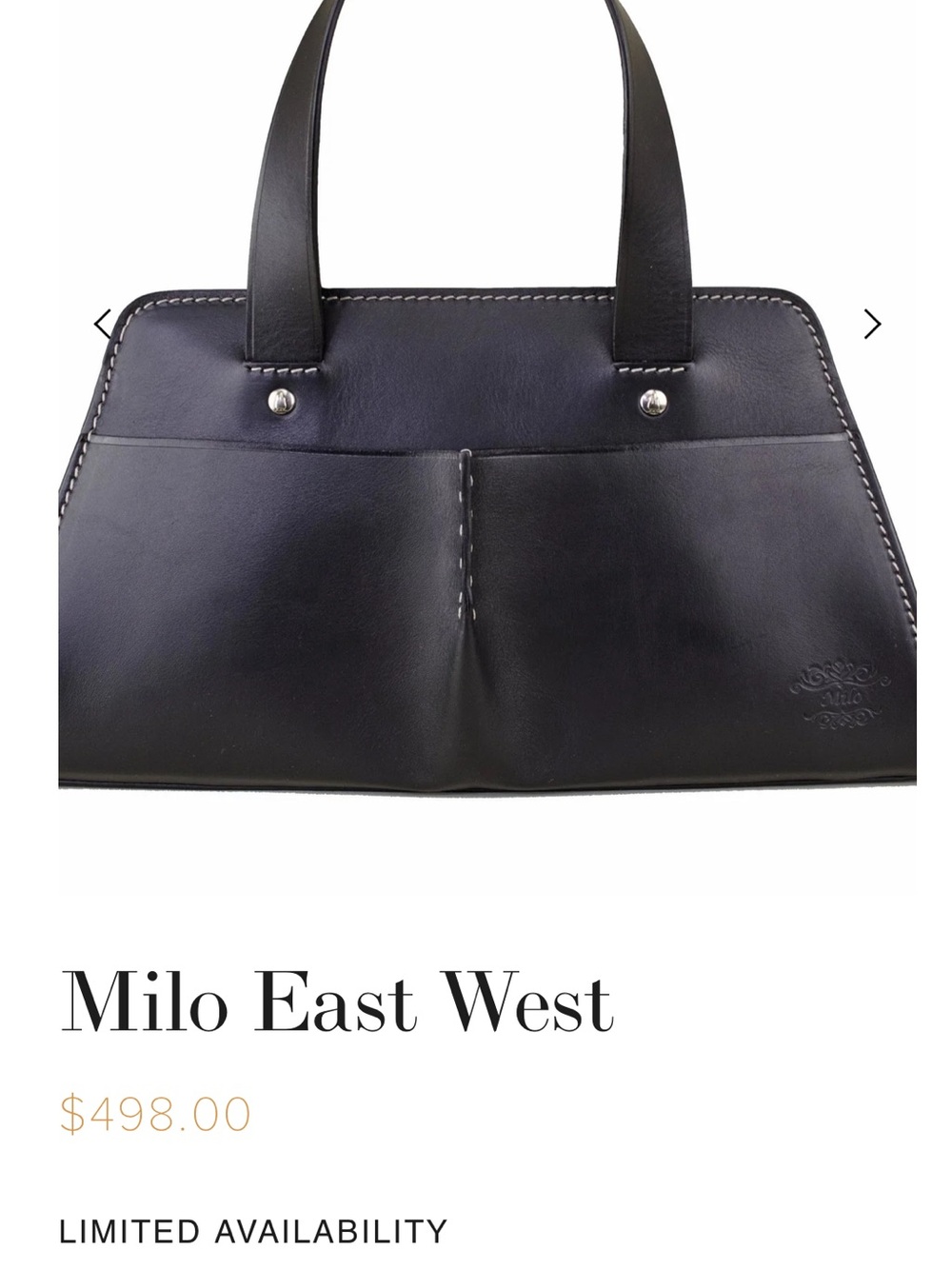 Milo East West leather handbag $498
